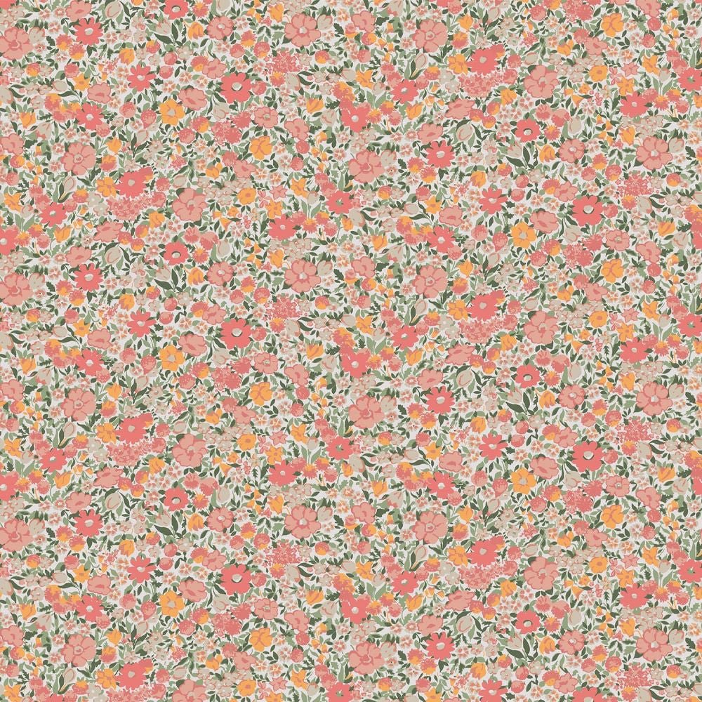 Loveston Wallpaper - Coral Pink - Laura Ashley - 121076 - Premier Wallcovering