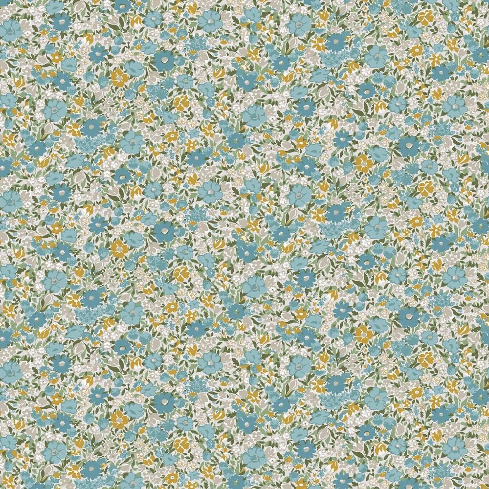 Loveston Wallpaper - Newport Blue - Laura Ashley - 121075 - Premier Wallcovering