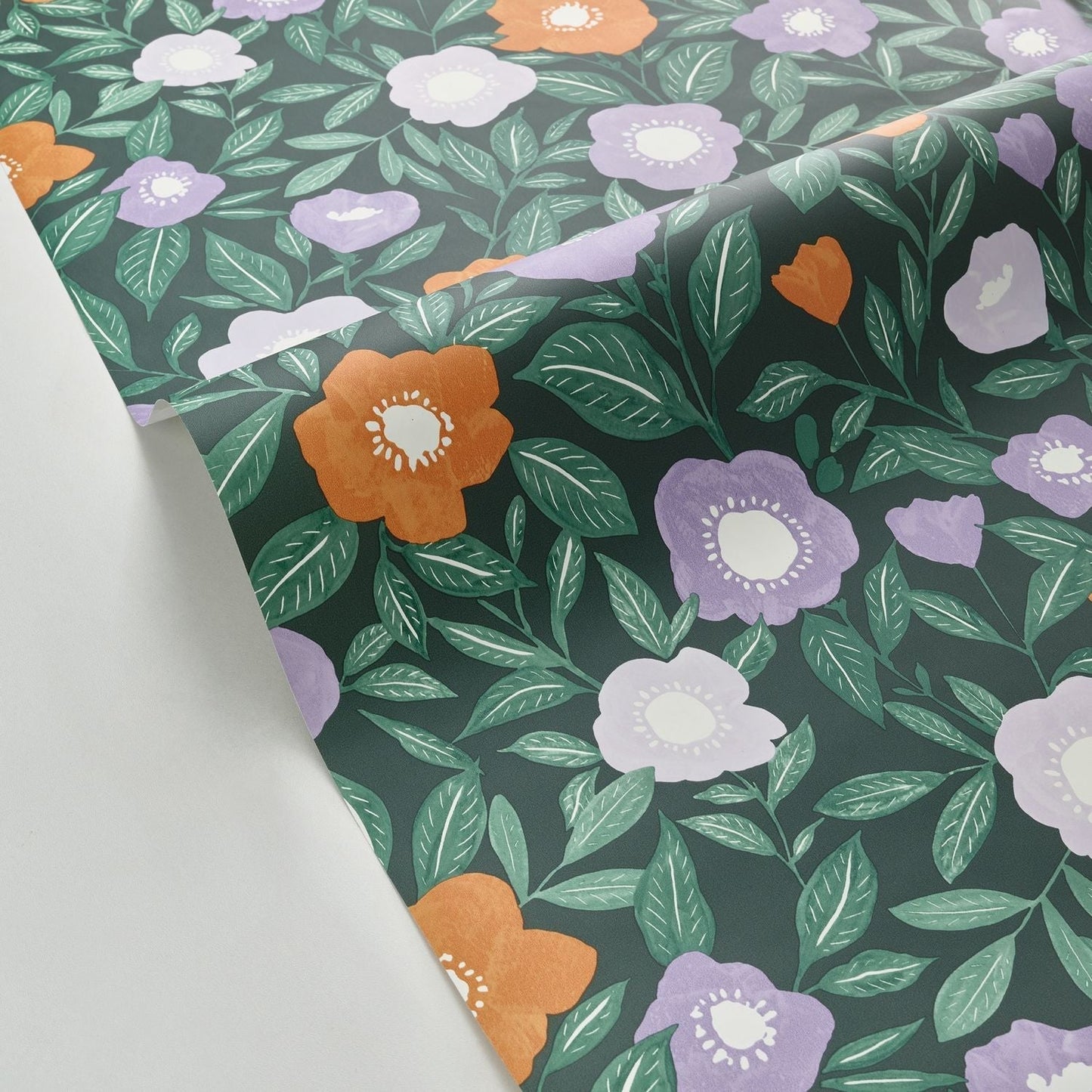 Lucky Wallpaper - Violet Orange - Caselio - 104077768