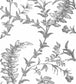 Ludlow Wallpaper - Black on White - 88/1005 - Cole & Son - Premier Wallcovering