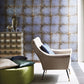 Lustre Tile Wallpaper - Sapphire - ZTOT312832 - Zoffany