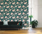 Luxembourg Florescence Wallpaper - Ink/curry - Casadeco - 82346506 - Premier Wallcovering