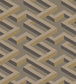 Luxor Wallpaper - Metallic Bronze on Dark Taupe - 105/1006 - Cole & Son - Premier Wallcovering