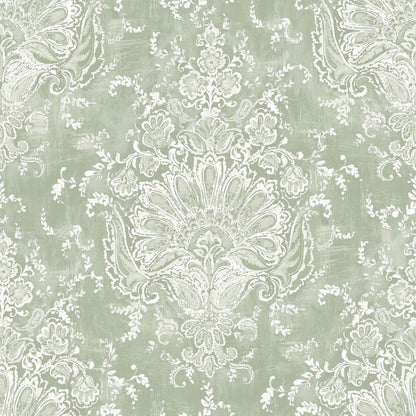 Maddox Wallpaper - Sage - Laura Ashley - 130105 - Premier Wallcovering