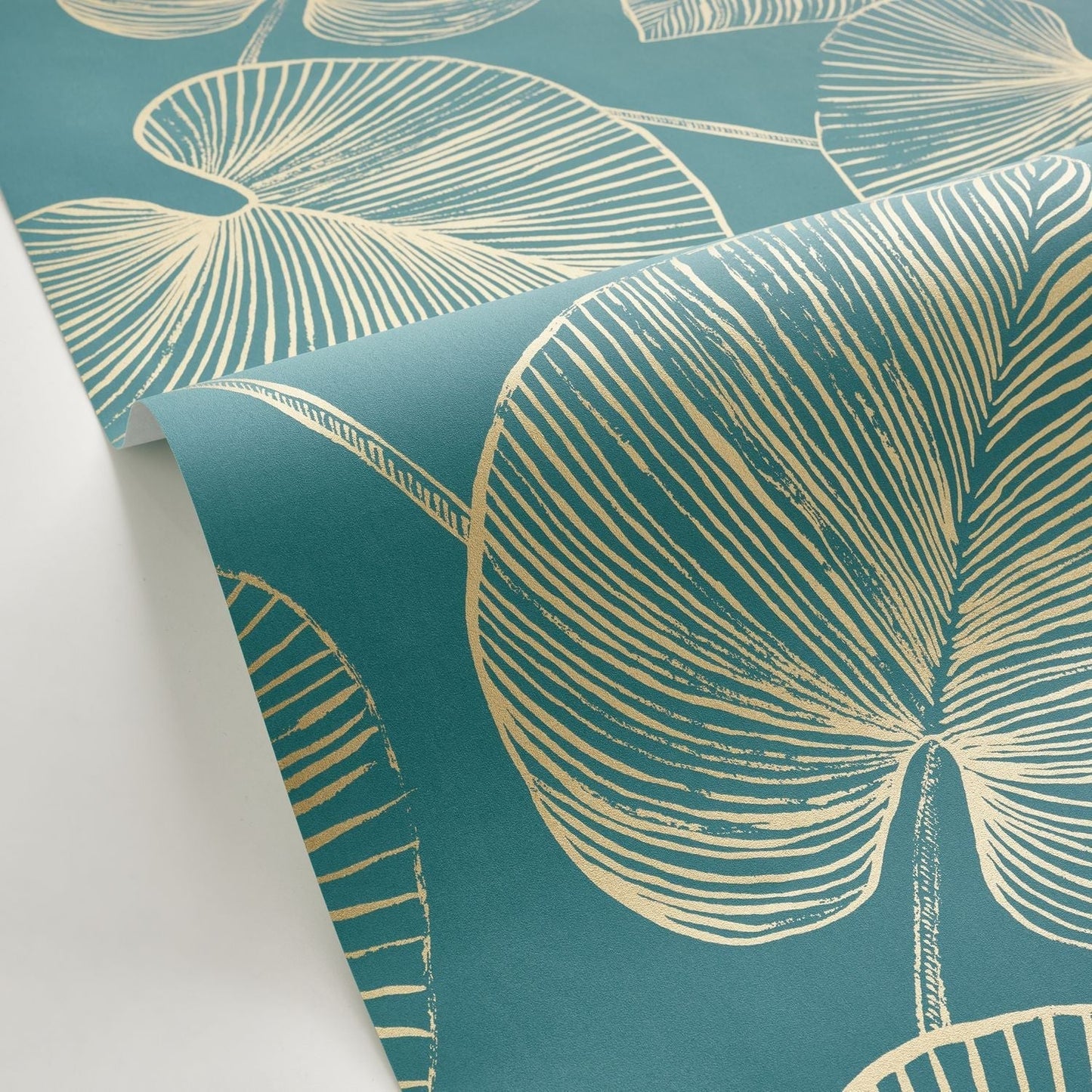 Magistral Wallpaper - Bleu Canard - Caselio - 104536024