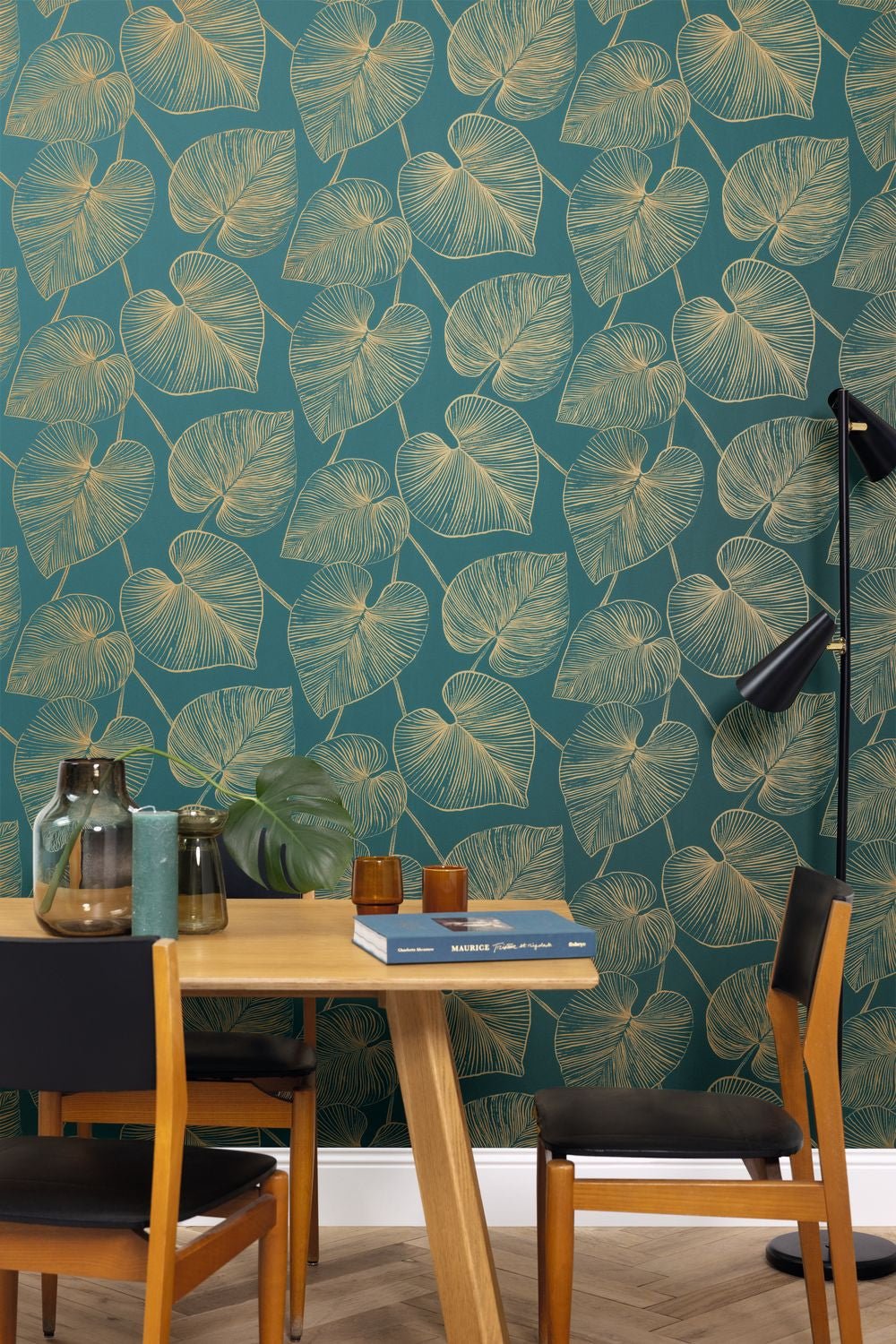 Magistral Wallpaper - Bleu Canard - Caselio - 104536024