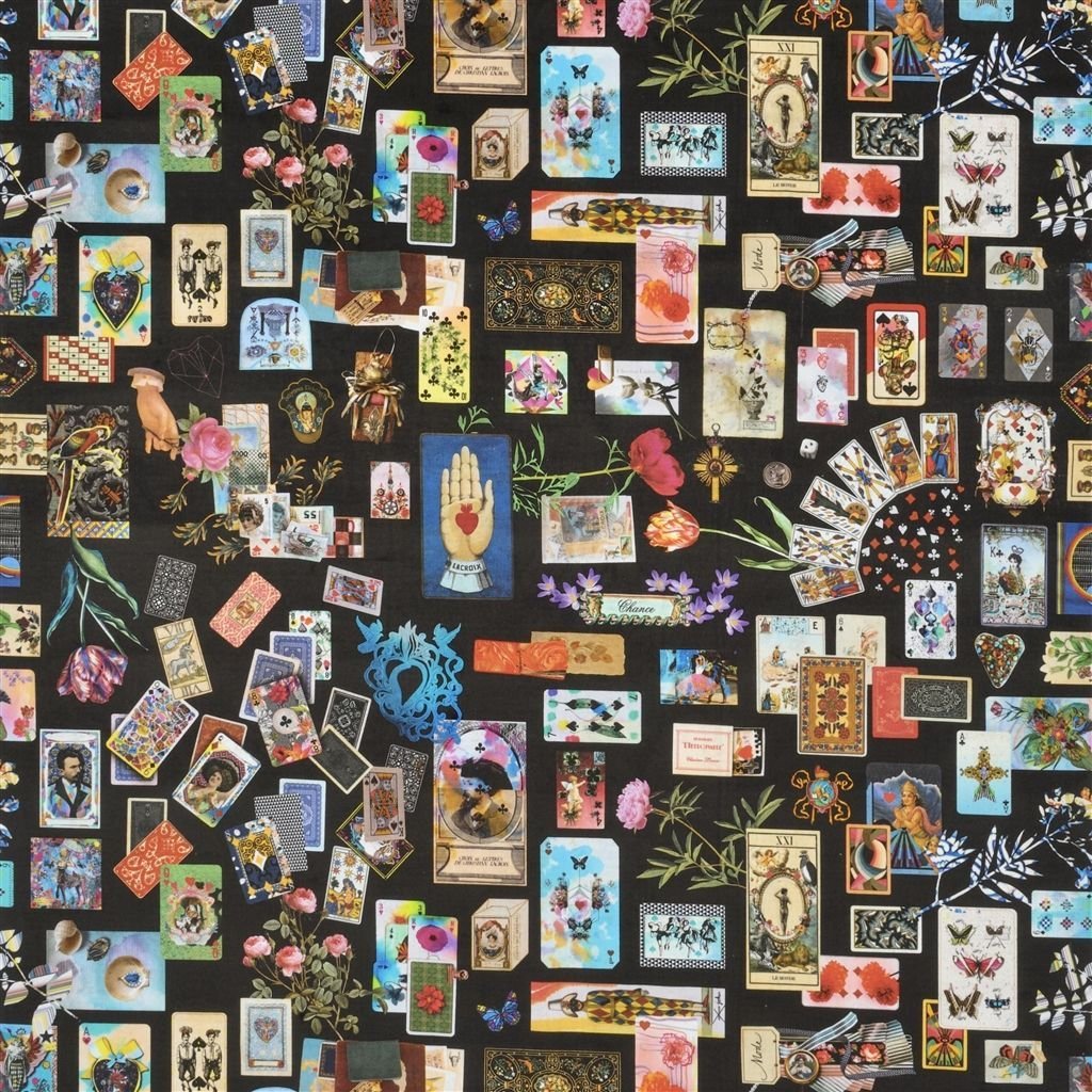 Maison De Jeu Wallpaper - Réglisse - Christian Lacroix - PCL697/01 - Premier Wallcovering