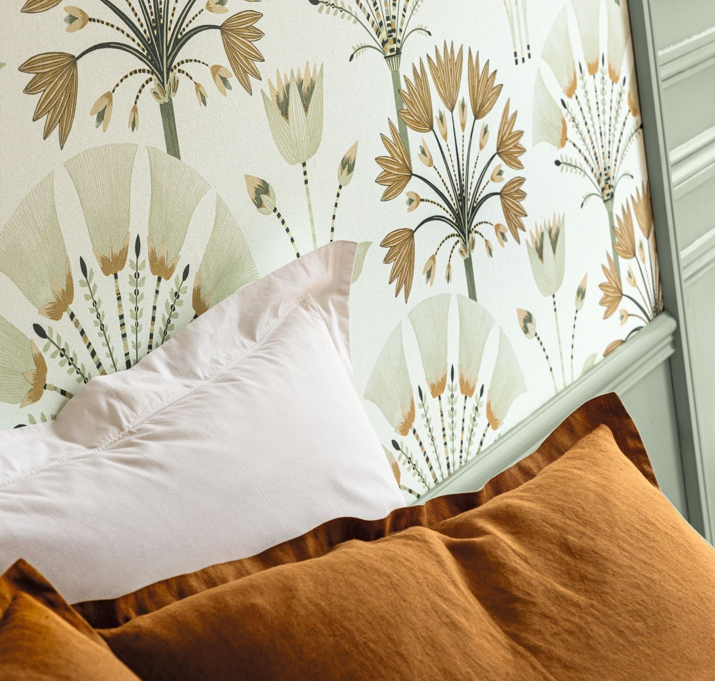 Majestic Wallpaper - Vert Amande - Caselio - 105277029