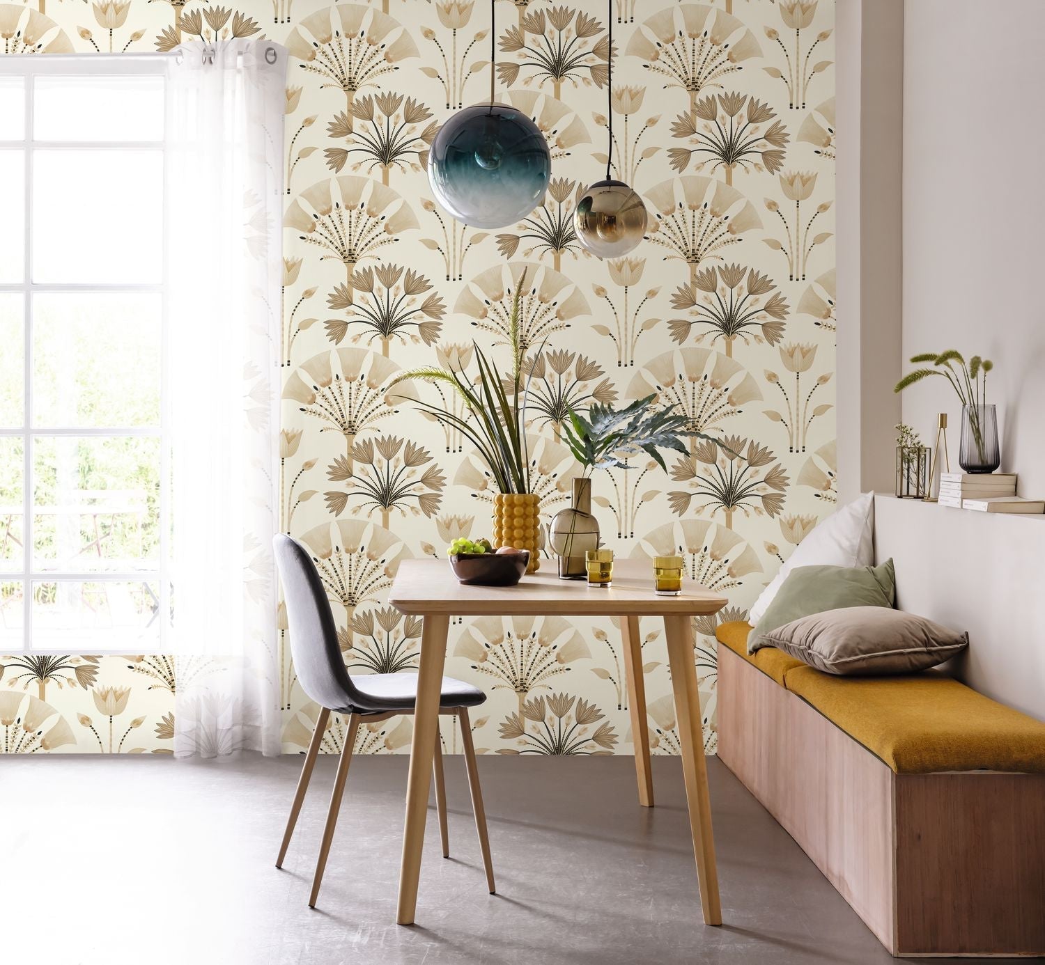 Majestic Wallpaper - Beige - Caselio - 105271026