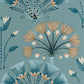 Majestic Wallpaper - Bleu D Outre - Caselio - 105276012