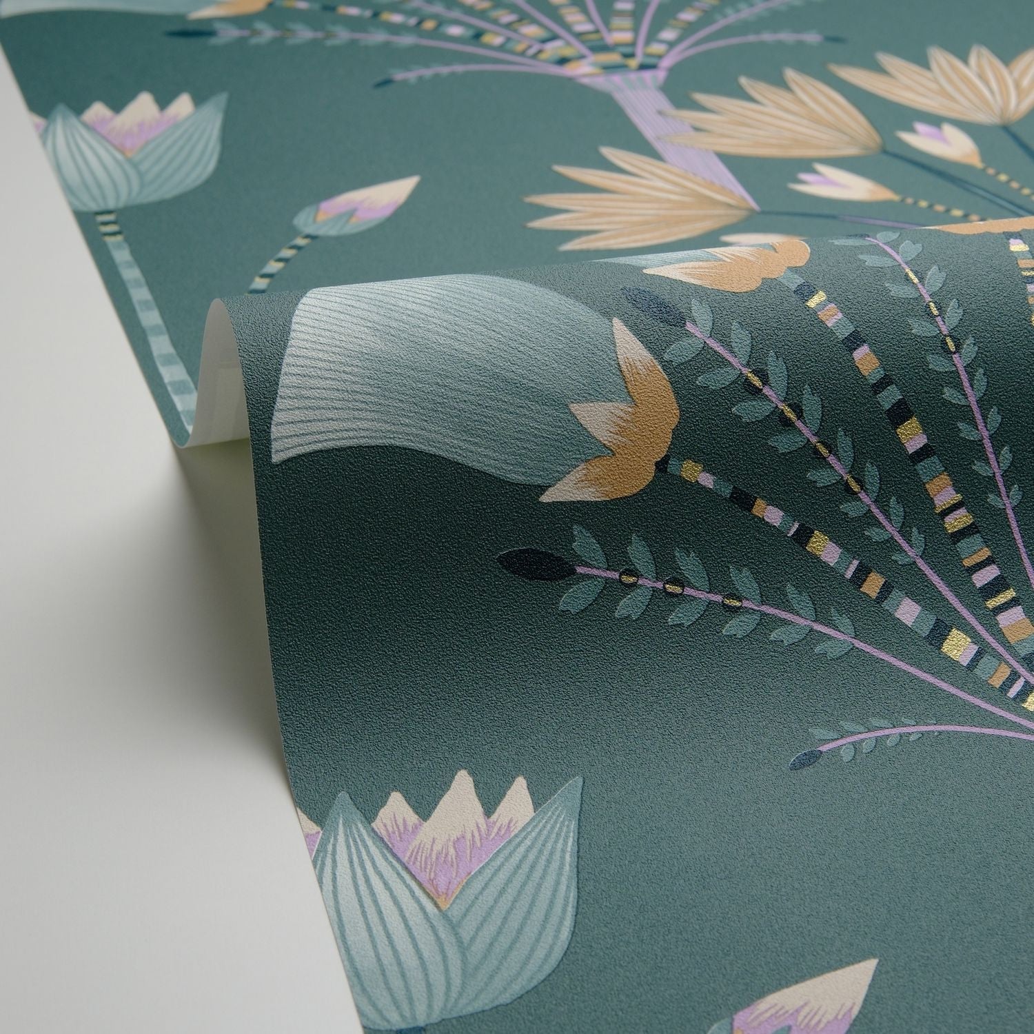 Majestic Wallpaper - Vert Emeraude - Caselio - 105277120