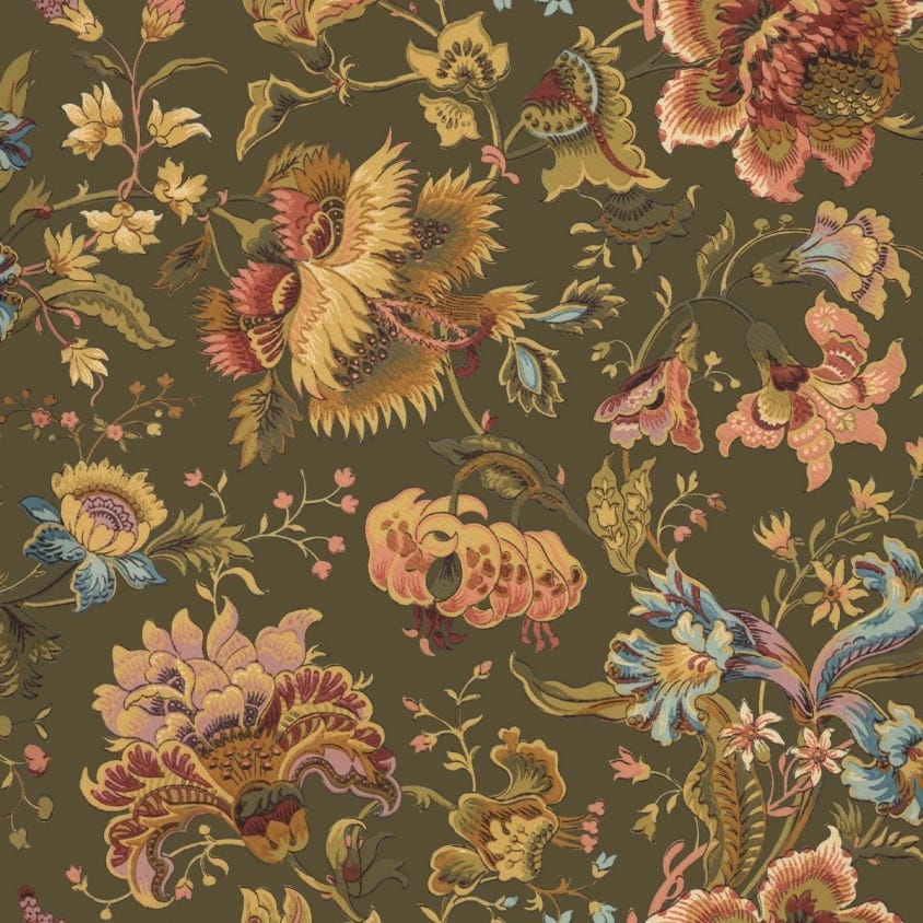 Majorelle Wallpaper - Moss-Green - House of Hackney - 1-WA-MAJ-DI-MOS-XXX