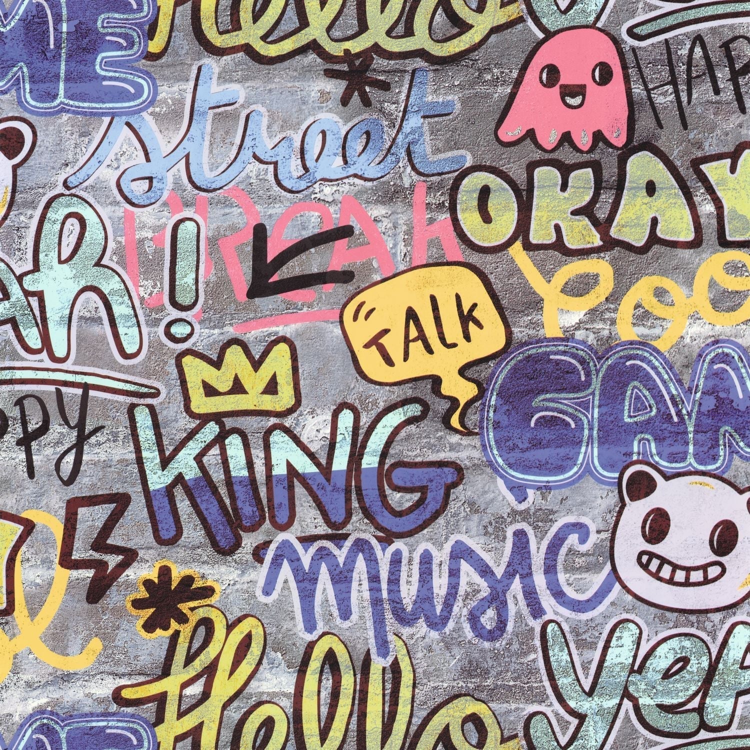 Make It Fun Wallpaper - Multicouleurs - Caselio - 103304565