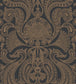 Malabar Wallpaper - Metallic Bronze on Charcoal - 95/7044 - Cole & Son - Premier Wallcovering