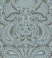 Malabar Wallpaper - Print Room Blue on Soot - 66/1005 - Cole & Son - Premier Wallcovering