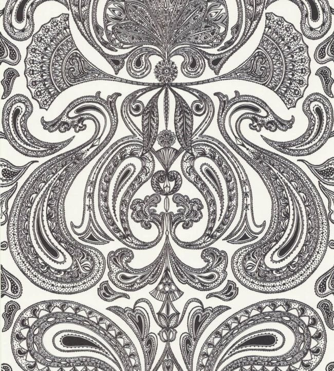 Malabar Wallpaper - Black & White - 66/1004 - Cole & Son - Premier Wallcovering