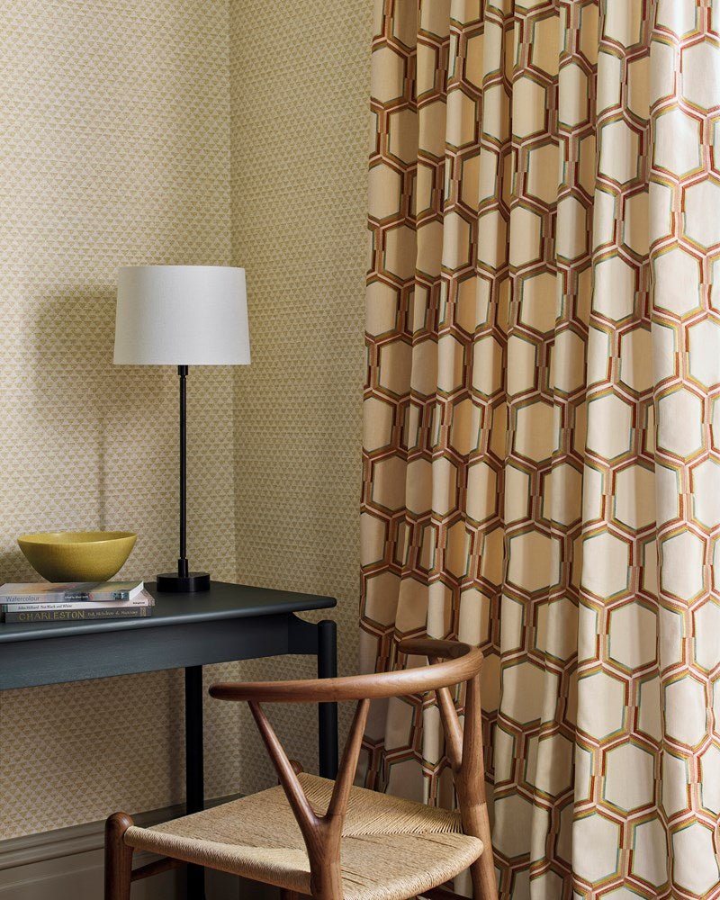 Malik Wallpaper - Yellow - J193W - 01 - Jane Churchill