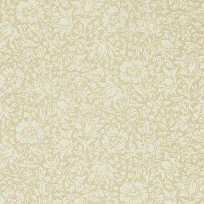 Mallow Wallpaper - Soft Gold - Morris & Co - 216677 - Morris Wallpaper
