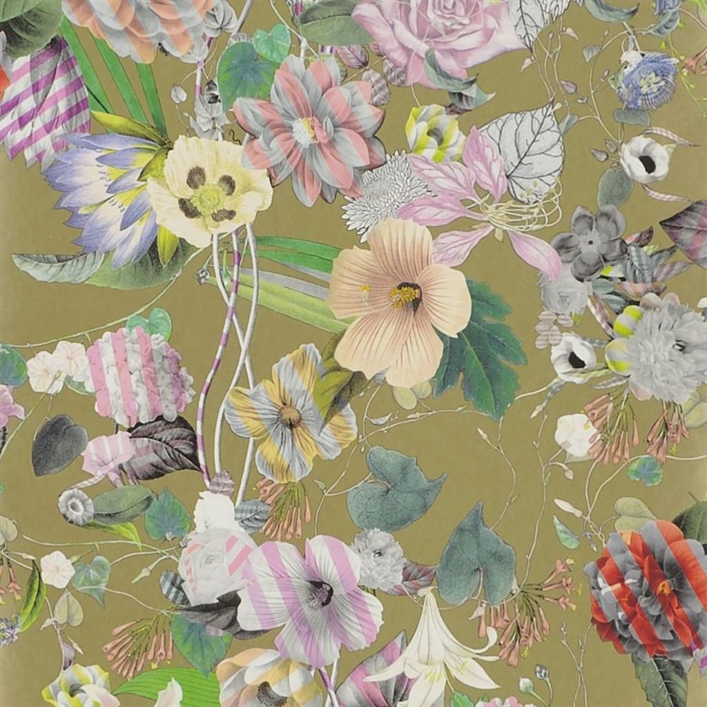 Malmaison Wallpaper - Or - Christian Lacroix - PCL695/02 - Premier Wallcovering