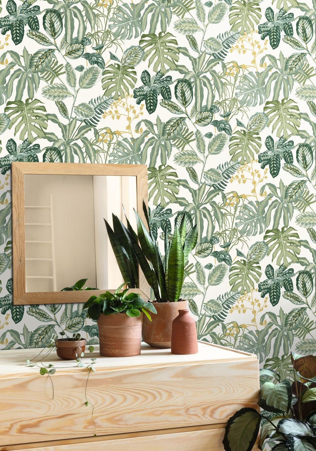 Manaus Wallpaper - Vert Mousse - Caselio - 103897067