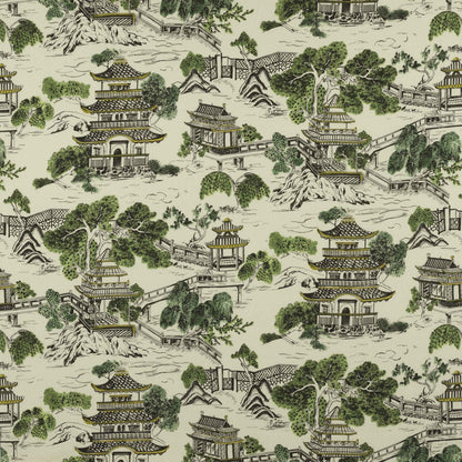 Mandarin Fabric - Mousse - Manuel Canovas - M4153-01 - Premier Wallcovering