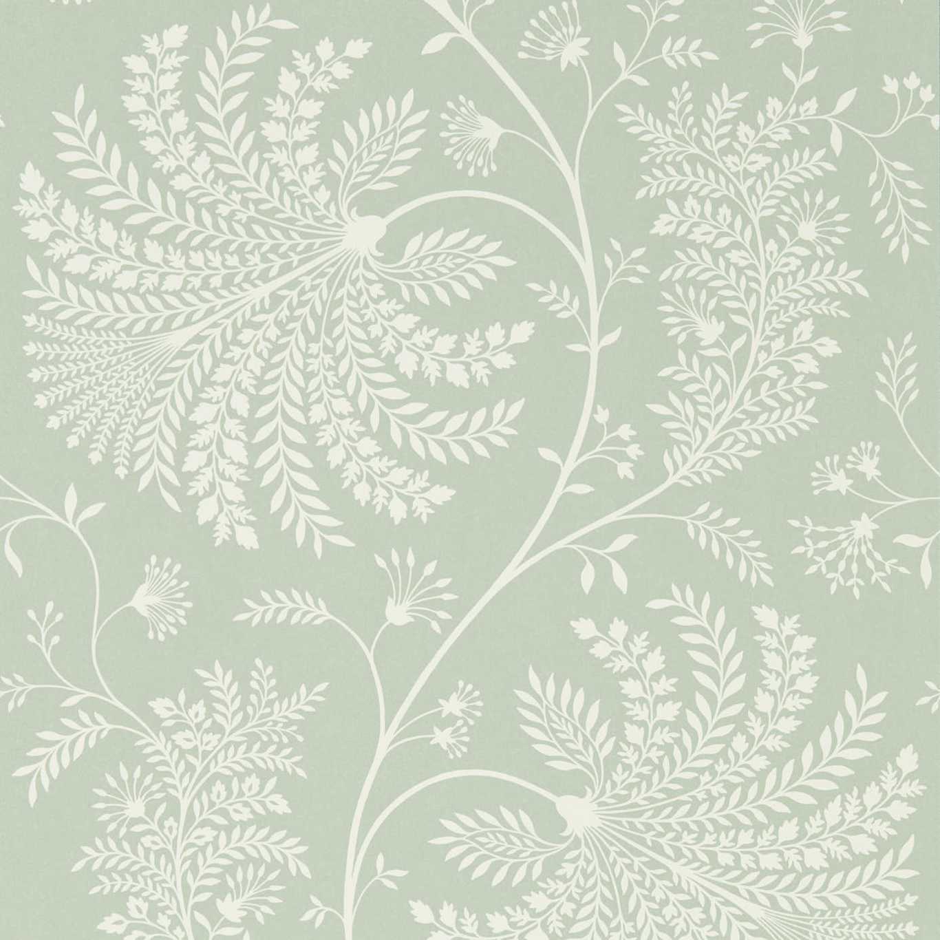Mapperton Wallpaper - Sage/Cream - Sanderson - DART216341