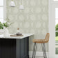 Mapperton Wallpaper - Sage/Cream - Sanderson - DART216341