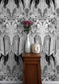 Marble Gum Wallpaper - Ink - Timorous Beasties - ROR/MRBG/PRL/02 - Premier Wallcovering
