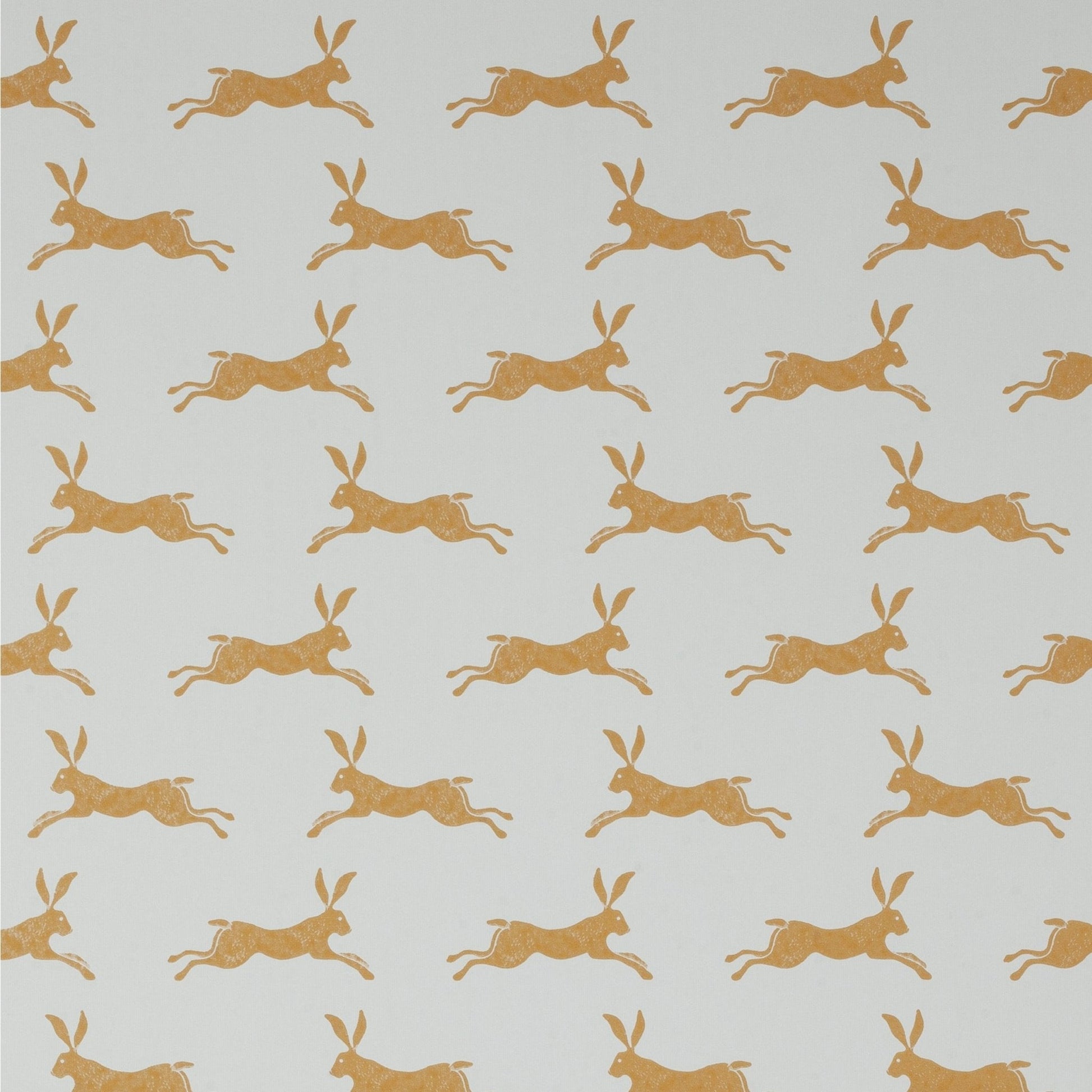 March Hare Wallpaper - Ochre - J135W - 10 - Jane Churchill