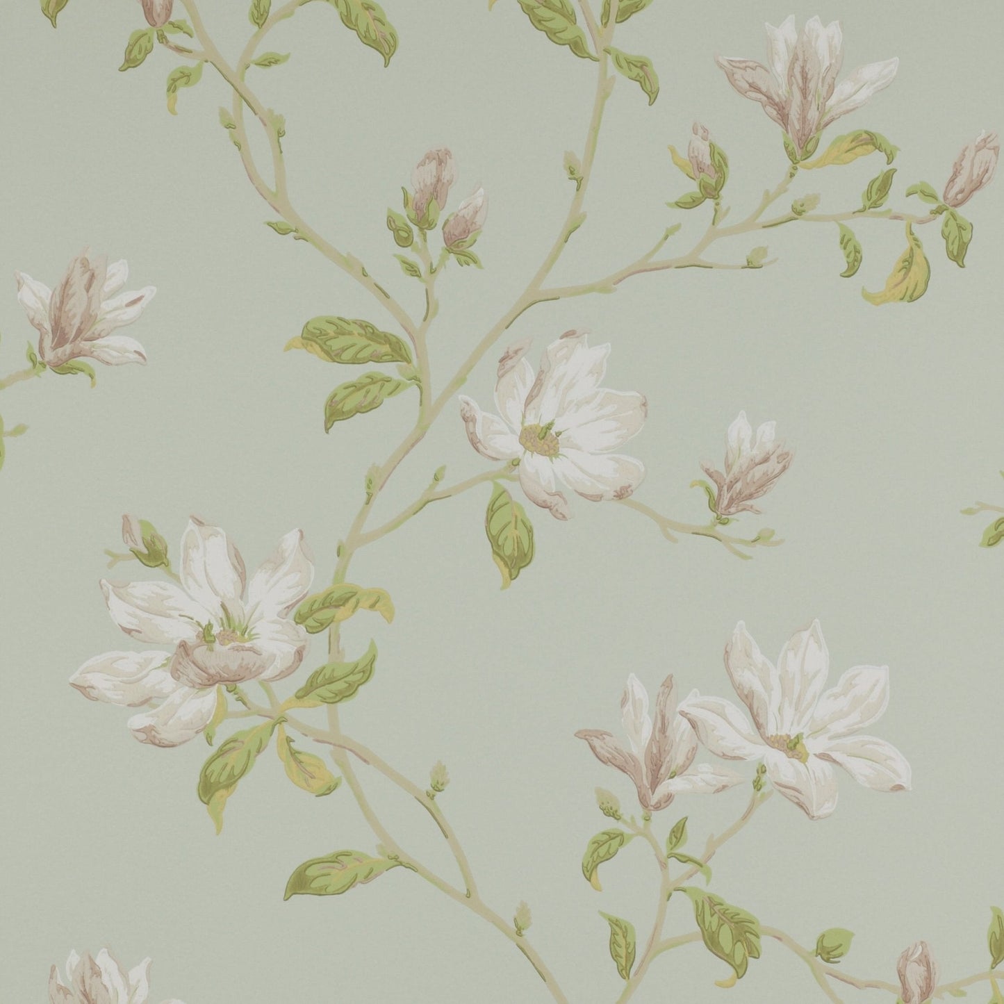 Marchwood Wallpaper - Aqua - Colefax & Fowler - 07976/02 - Premier Wallcovering
