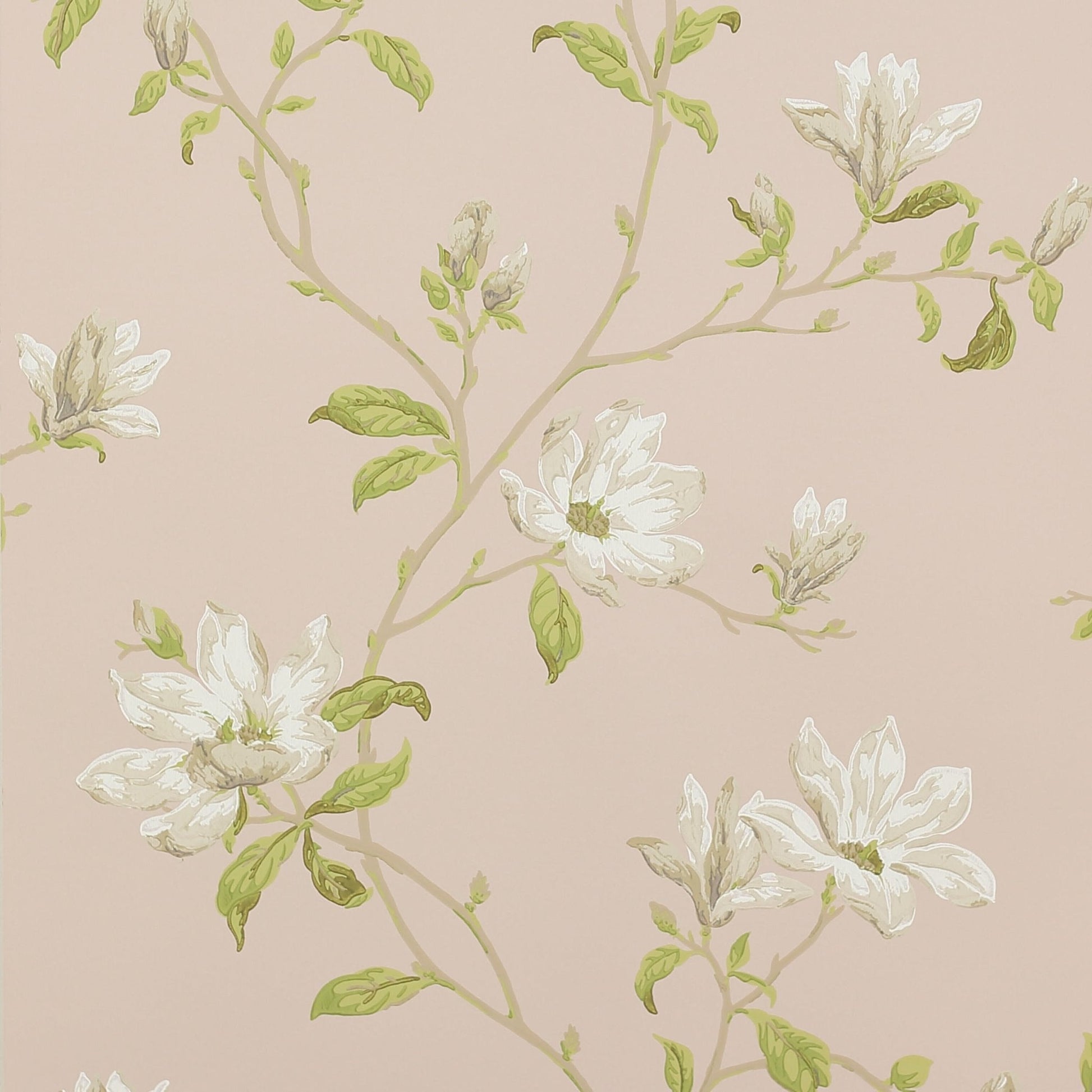 Marchwood Wallpaper - Shell Pink - Colefax & Fowler - 07976/10 - Premier Wallcovering