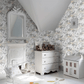 Mardgomma Wallpaper - White - Boråstapeter - 1471 - Premier Wallcovering