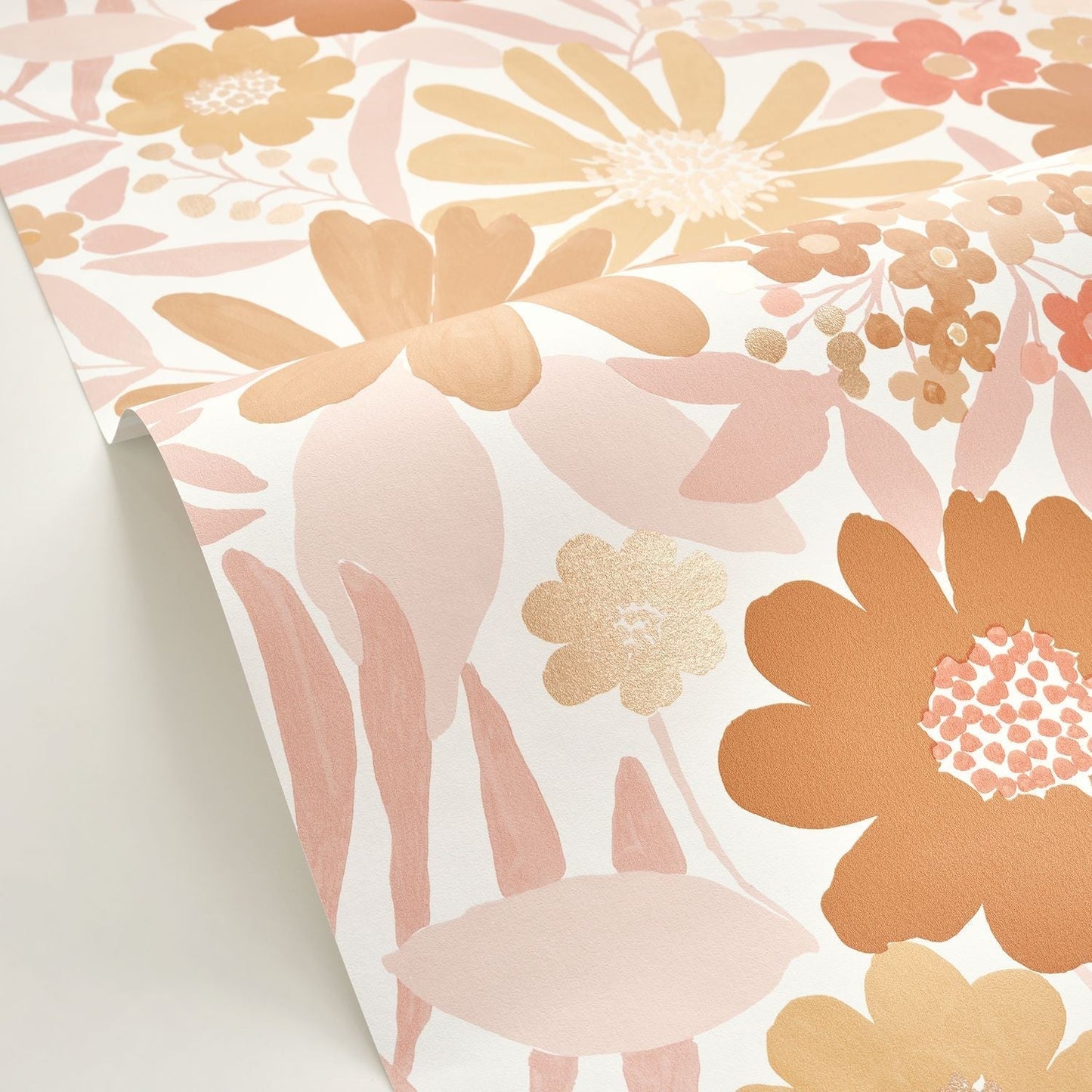 Marguerite Wallpaper - Blanc Roses - Caselio - 104430436