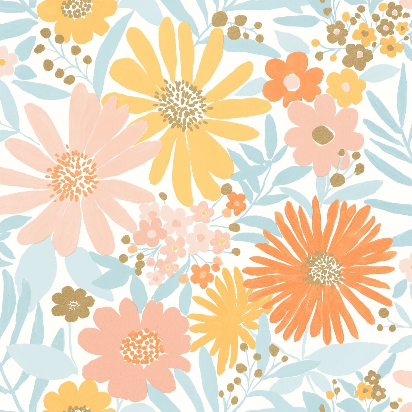Marguerite Wallpaper - Multicouleurs - Caselio - 104430221