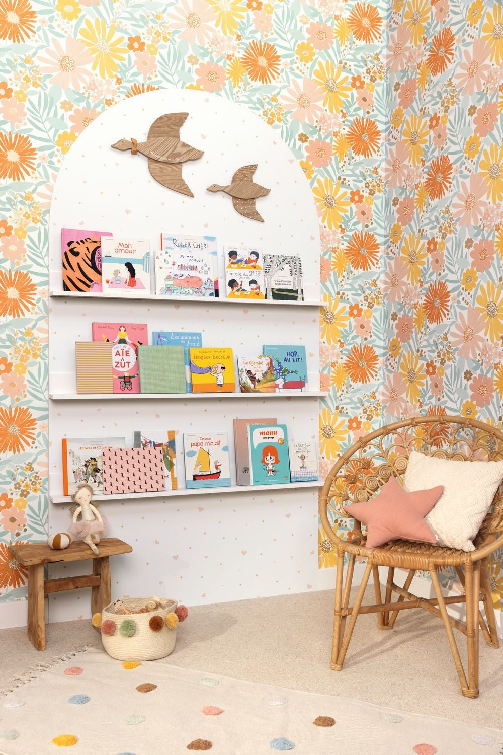 Marguerite Wallpaper - Multicouleurs - Caselio - 104430221