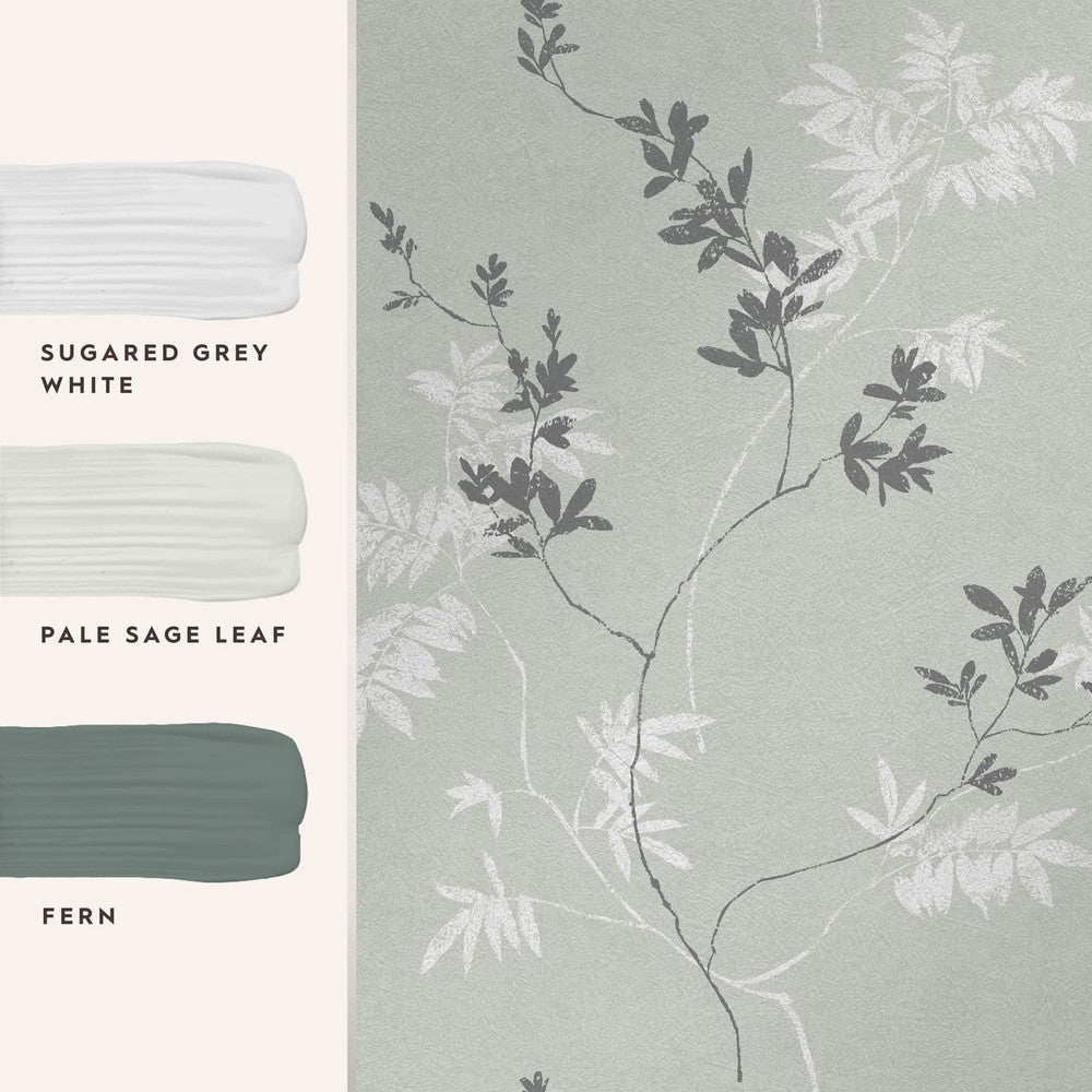 Mari Wallpaper - Mineral Green - Laura Ashley - 119840 - Premier Wallcovering