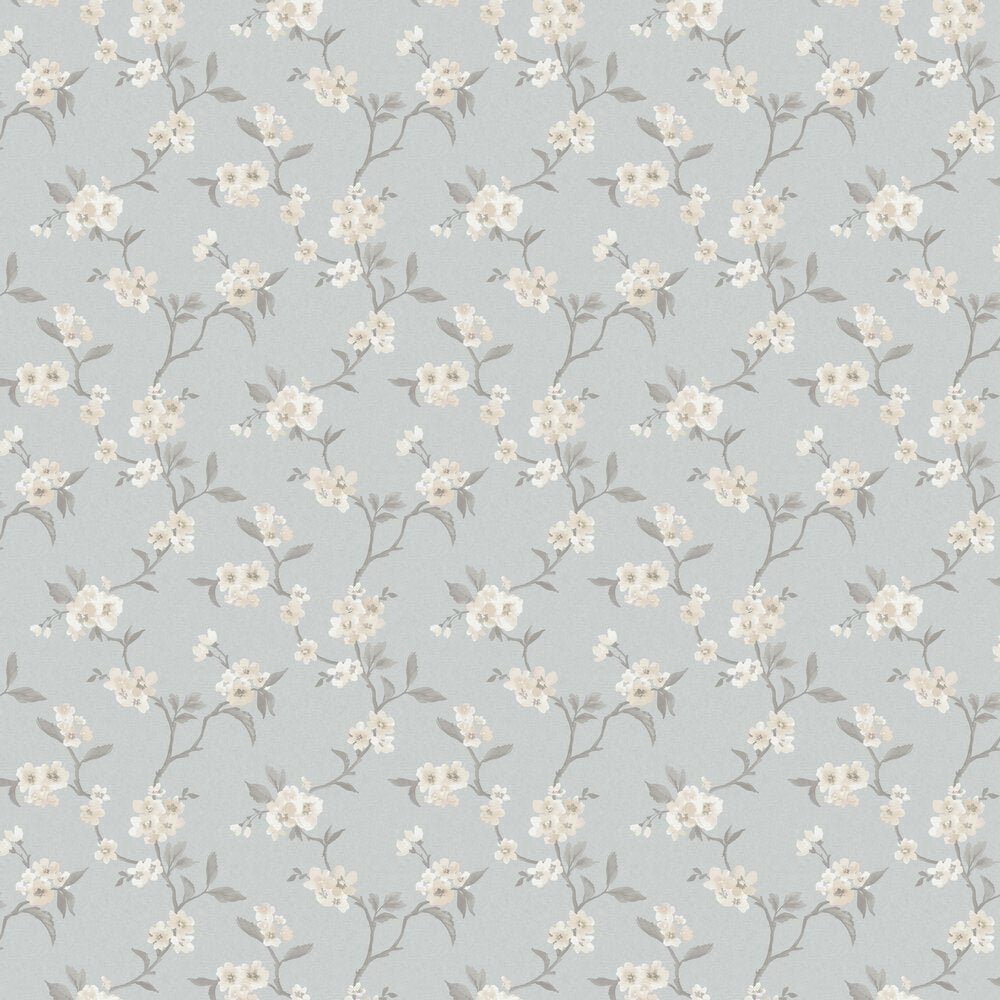 Marie Wallpaper - Blue - Boråstapeter - 38750 - Premier Wallcovering