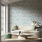 Marie Wallpaper - Rose/ Lagoon - Harlequin - HDHW112910 - Premier Wallcovering