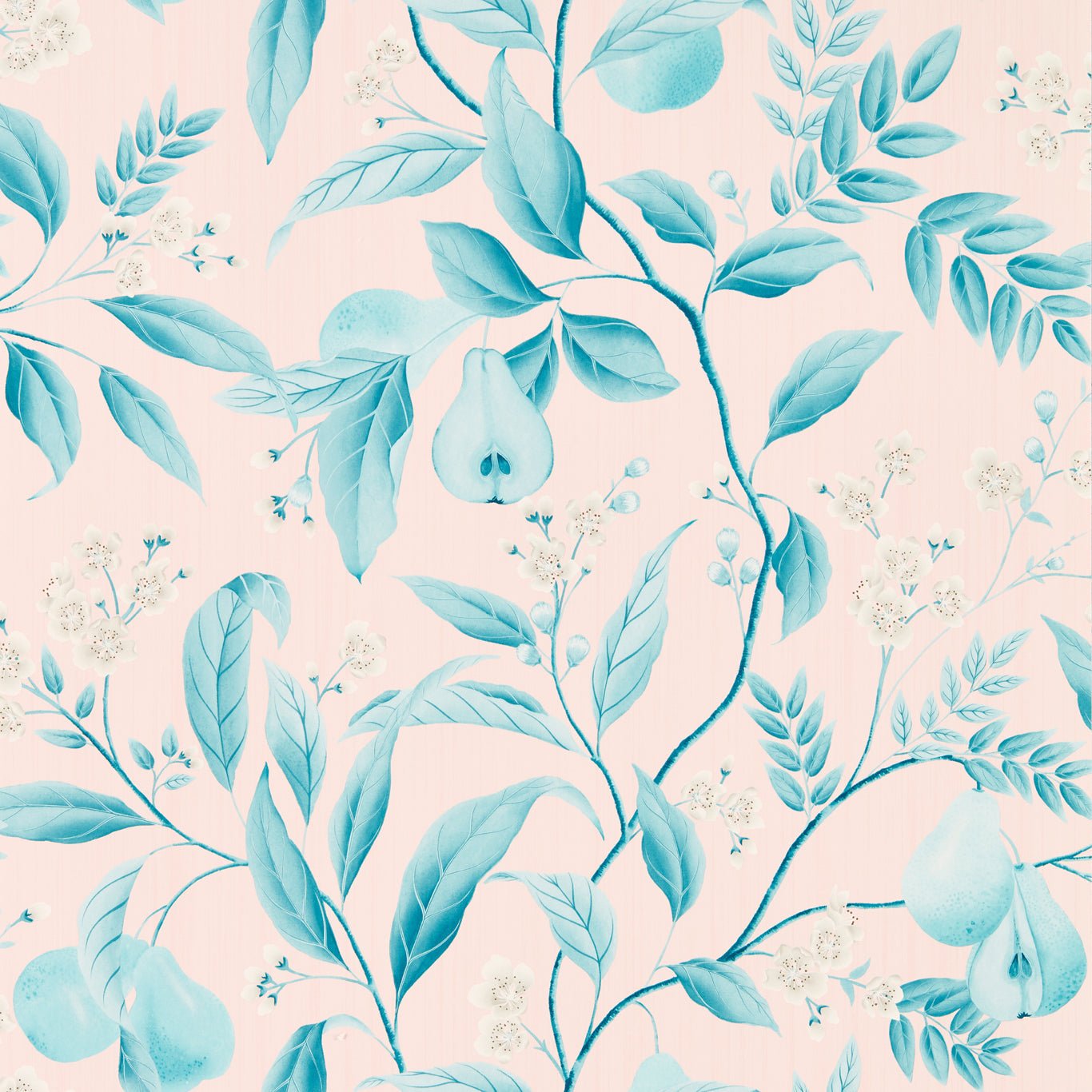 Marie Wallpaper - Rose/ Lagoon - Harlequin - HDHW112910