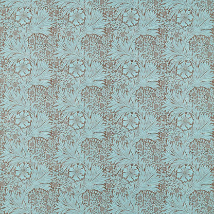 Marigold Fabric - Sky/Chocolate - Morris & Co - 226980 - Premier Wallcovering