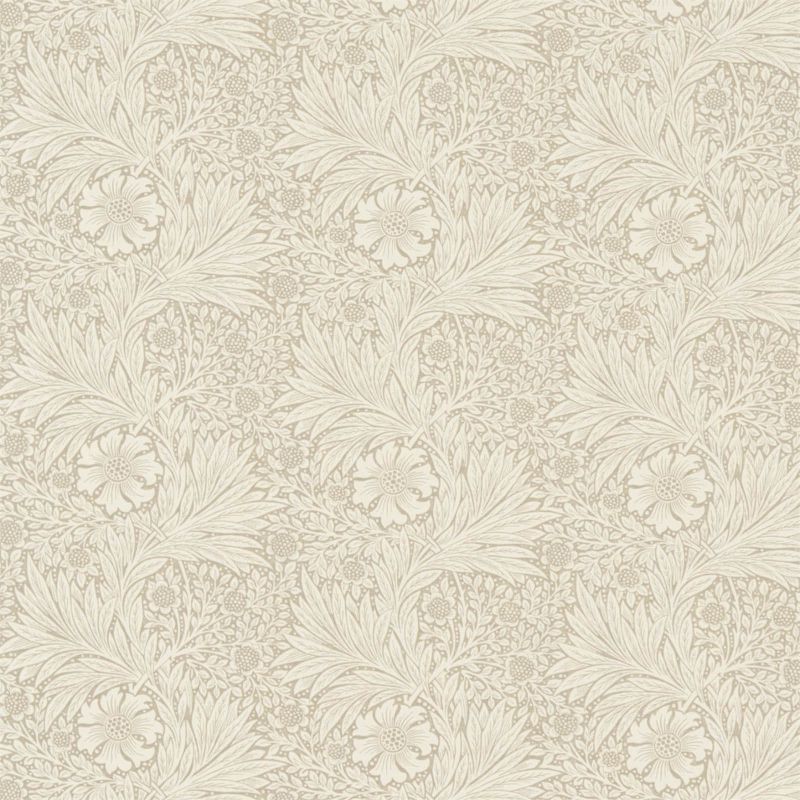 Marigold Fabric - Linen/Ivory - Morris & Co - 220319 - Premier Wallcovering