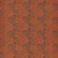 Marigold Fabric - Navy/Burnt Orange - Morris & Co - 226845 - Premier Wallcovering