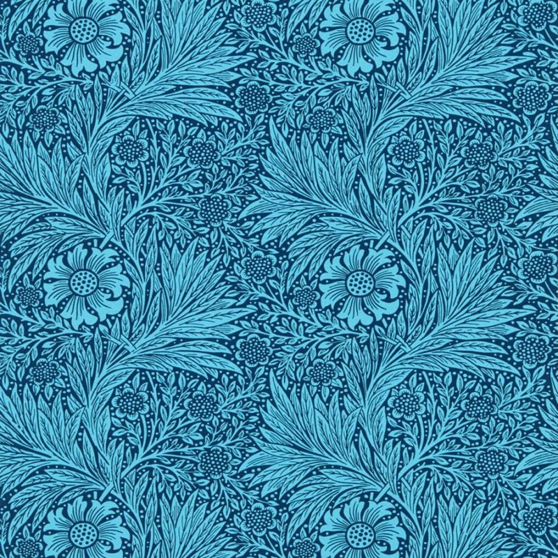 Marigold Wallpaper - Navy - Morris & Co - 216954 - Morris Wallpaper