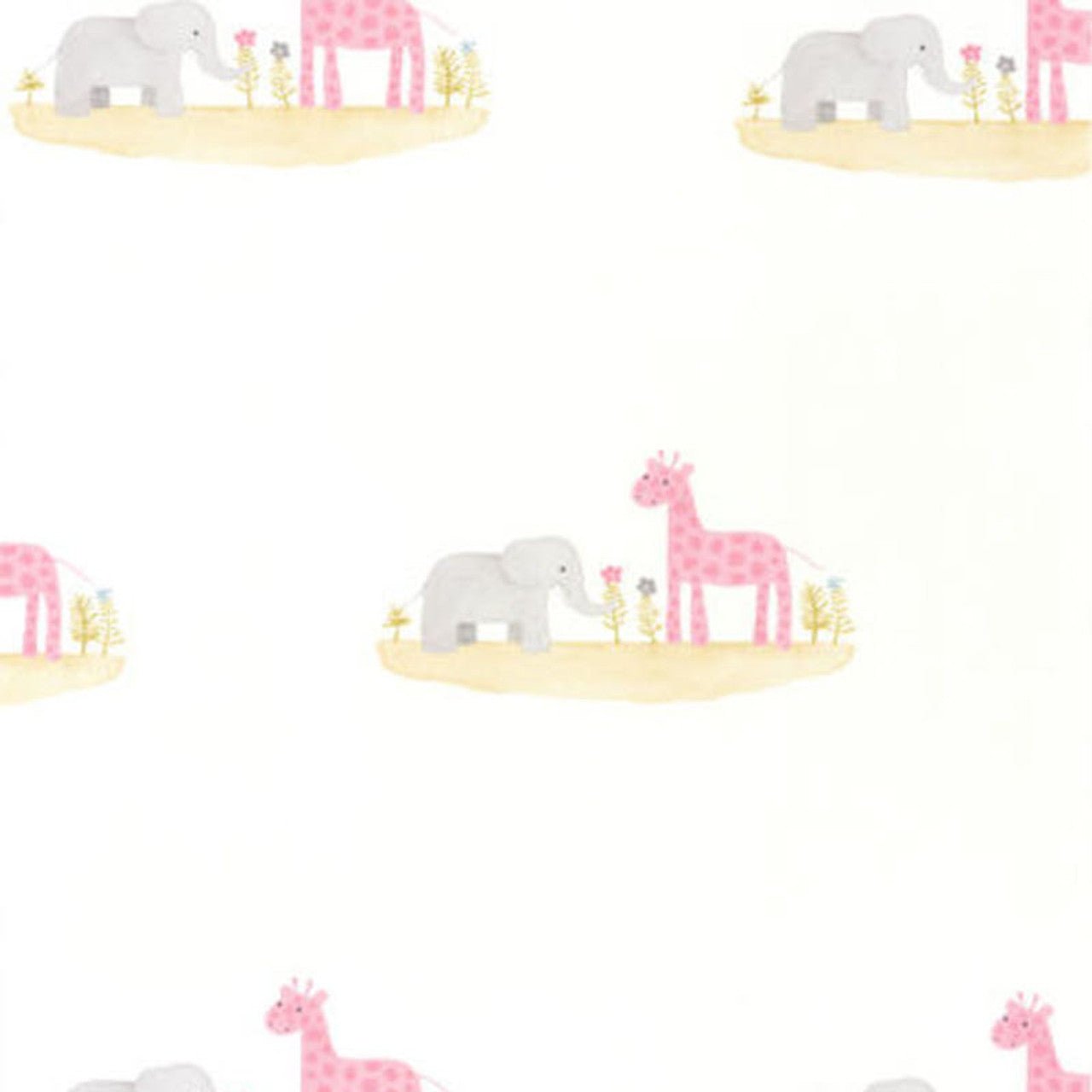 Marius & Candice Rose & Nino Wallpaper - Rose - Casadeco - 85534112 - Premier Wallcovering