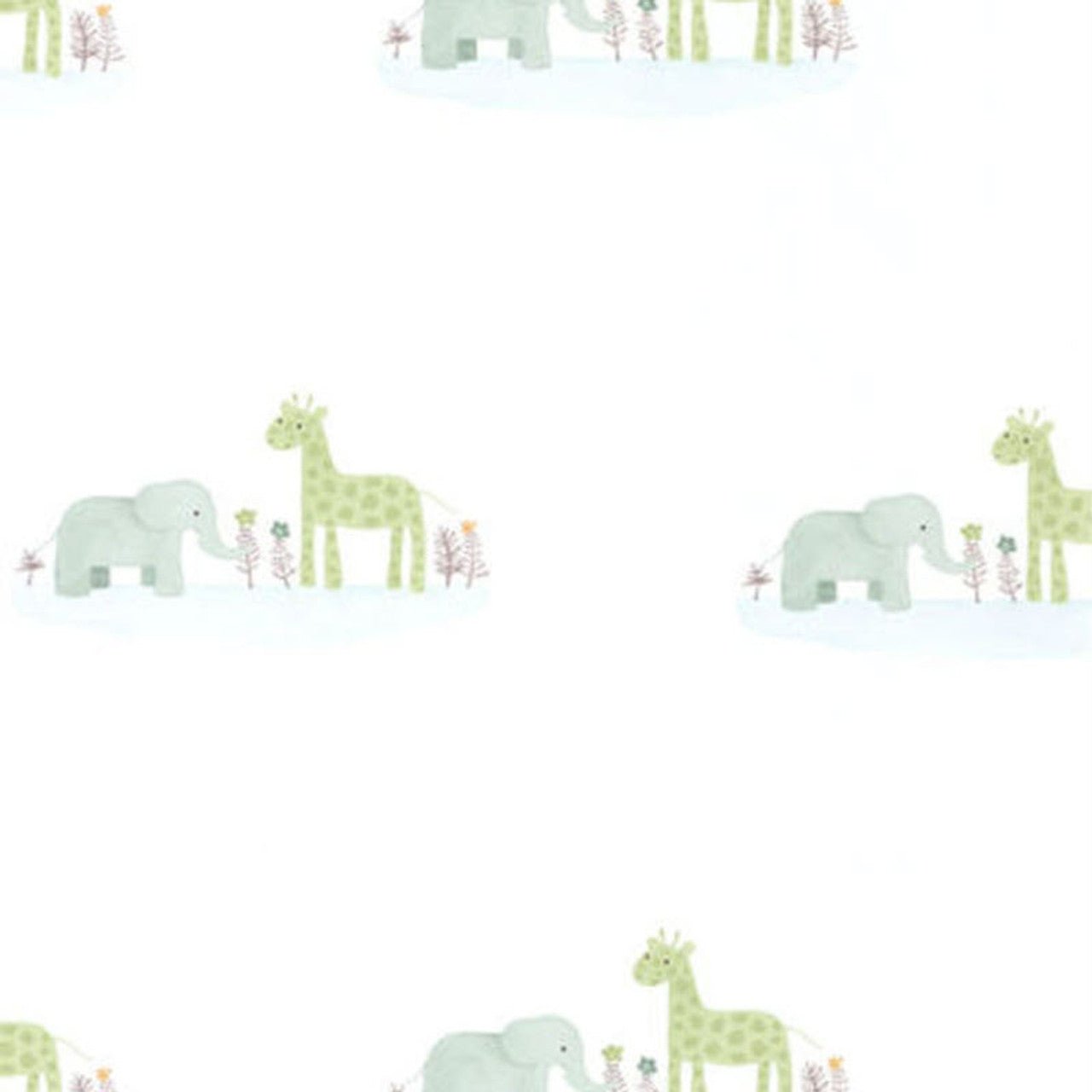 Marius & Candice Rose & Nino Wallpaper - Bleu And Vert - Casadeco - 85536132 - Premier Wallcovering