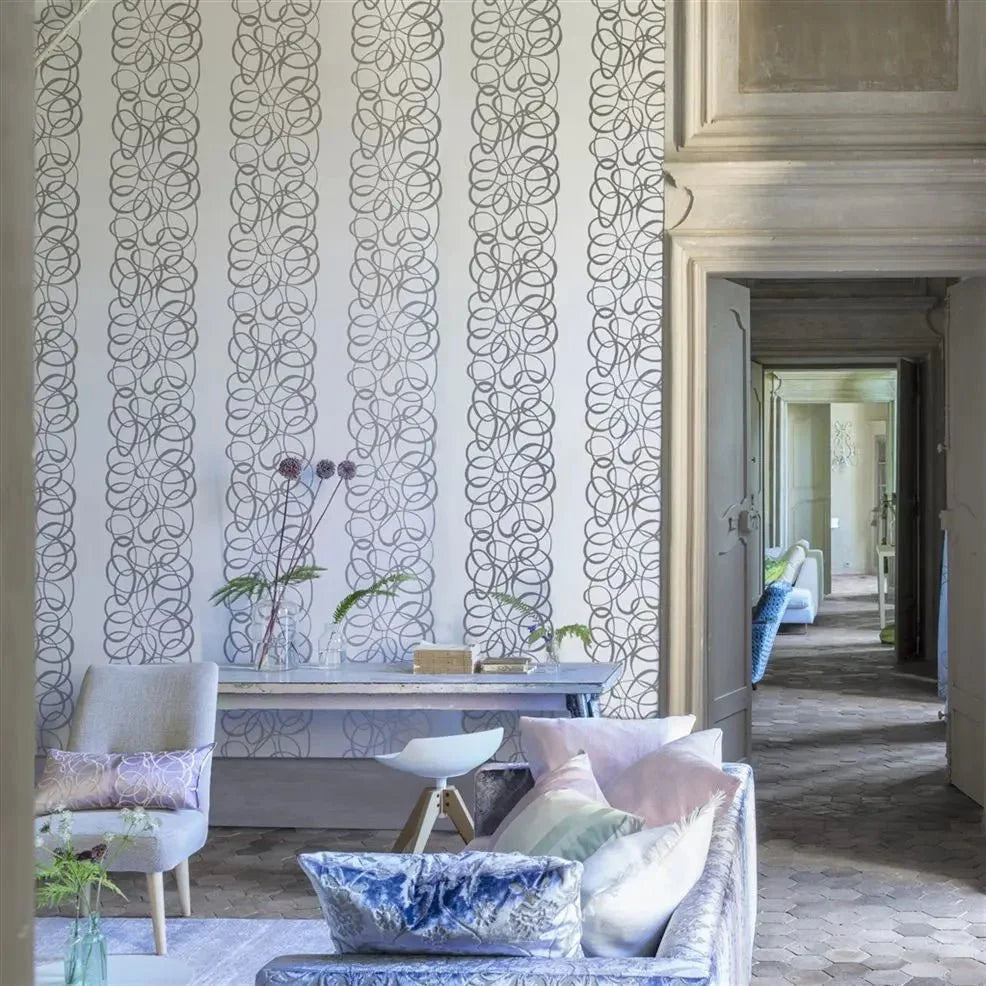 Marquisette Wallpaper - Pale Celadon - PDG689/01 - Designers Guild