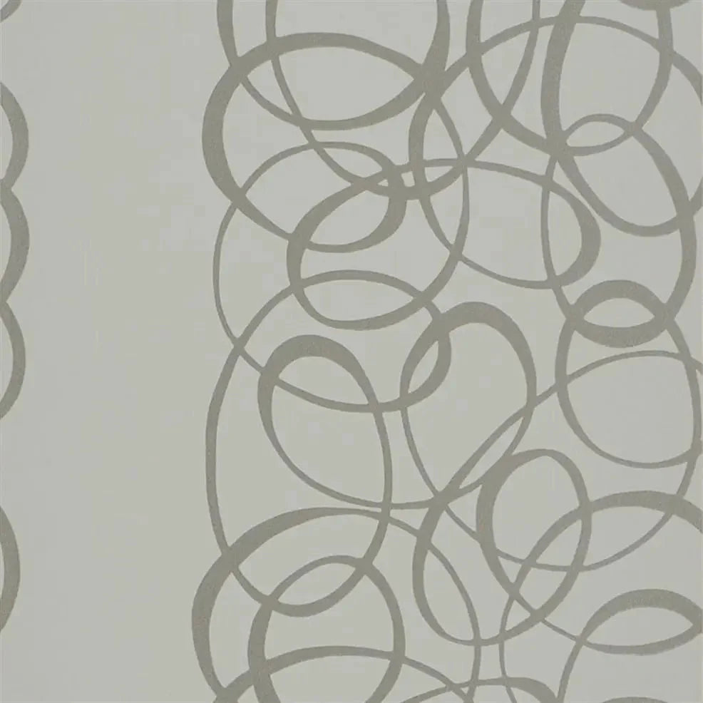 Marquisette Wallpaper - Platinum - PDG689/04 - Designers Guild