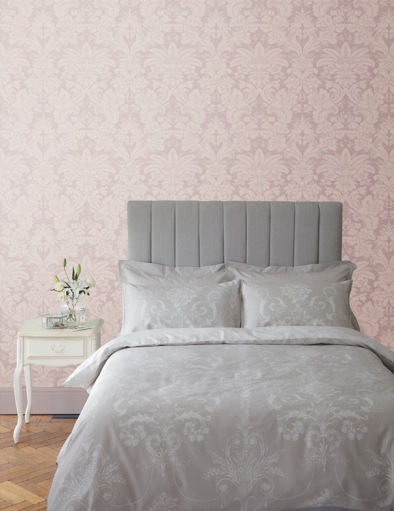 Martigues Sugared Wallpaper - Violet - Laura Ashley - 114919 - Premier Wallcovering