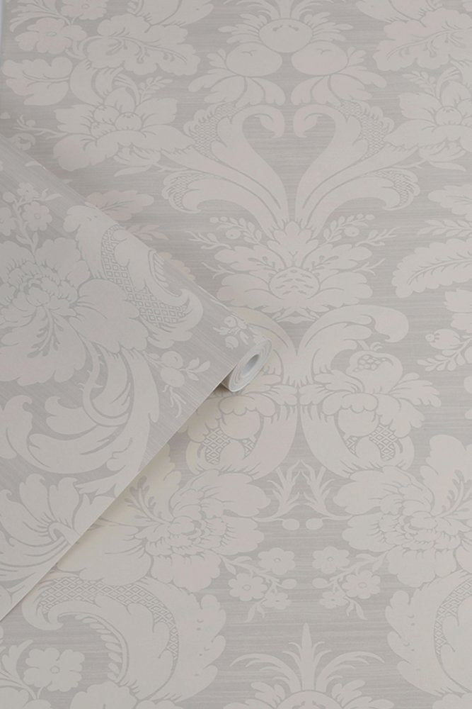 Martigues Sugared Wallpaper - Moonbeam - Laura Ashley - 114920 - Premier Wallcovering