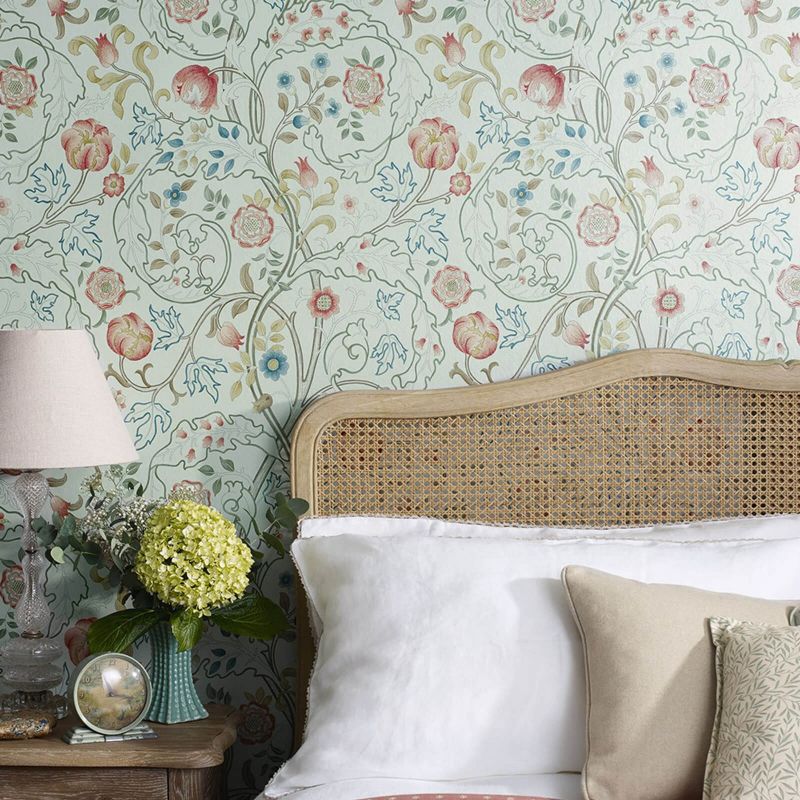Mary Isobel Wallpaper - Russet/Taupe - Morris & Co - 216843 - Morris Wallpaper